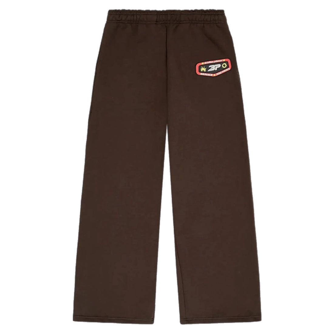 Broken Planet Wide-Leg Out Of Service Sweatpants - Mocha Brown