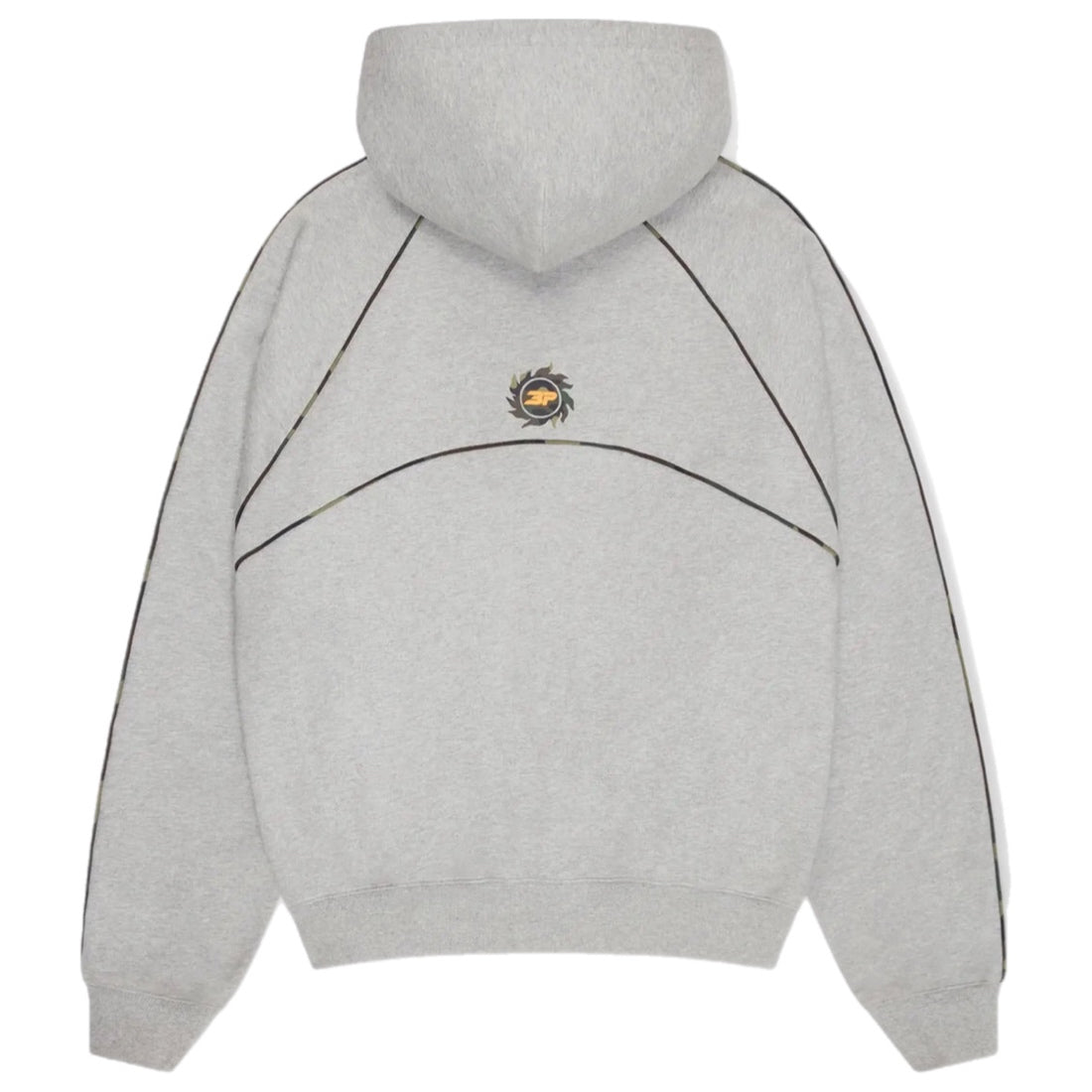 Broken Planet Performance Hoodie - Heather Grey/Camo