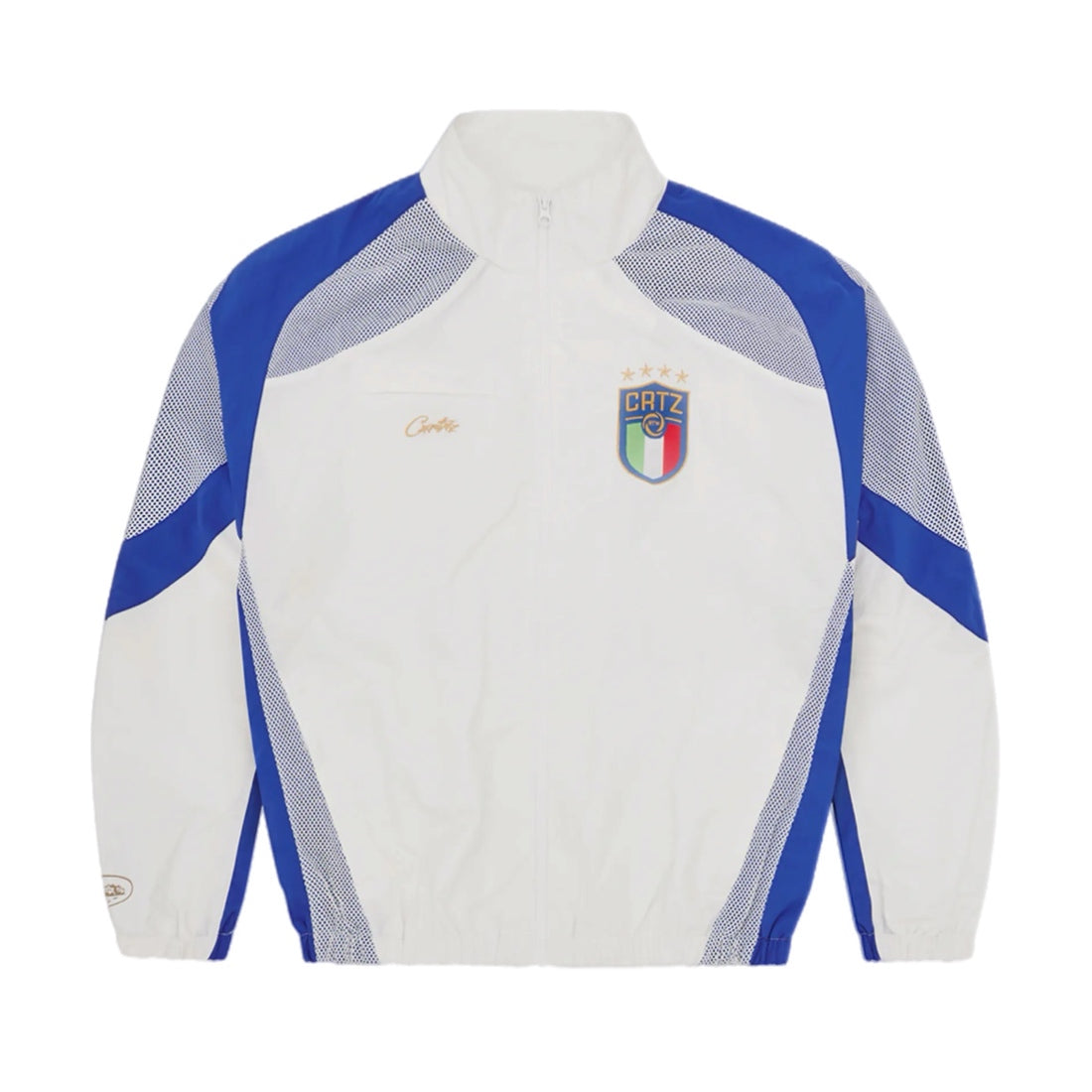 Corteiz Italia Shell Tracksuit - White/Blue