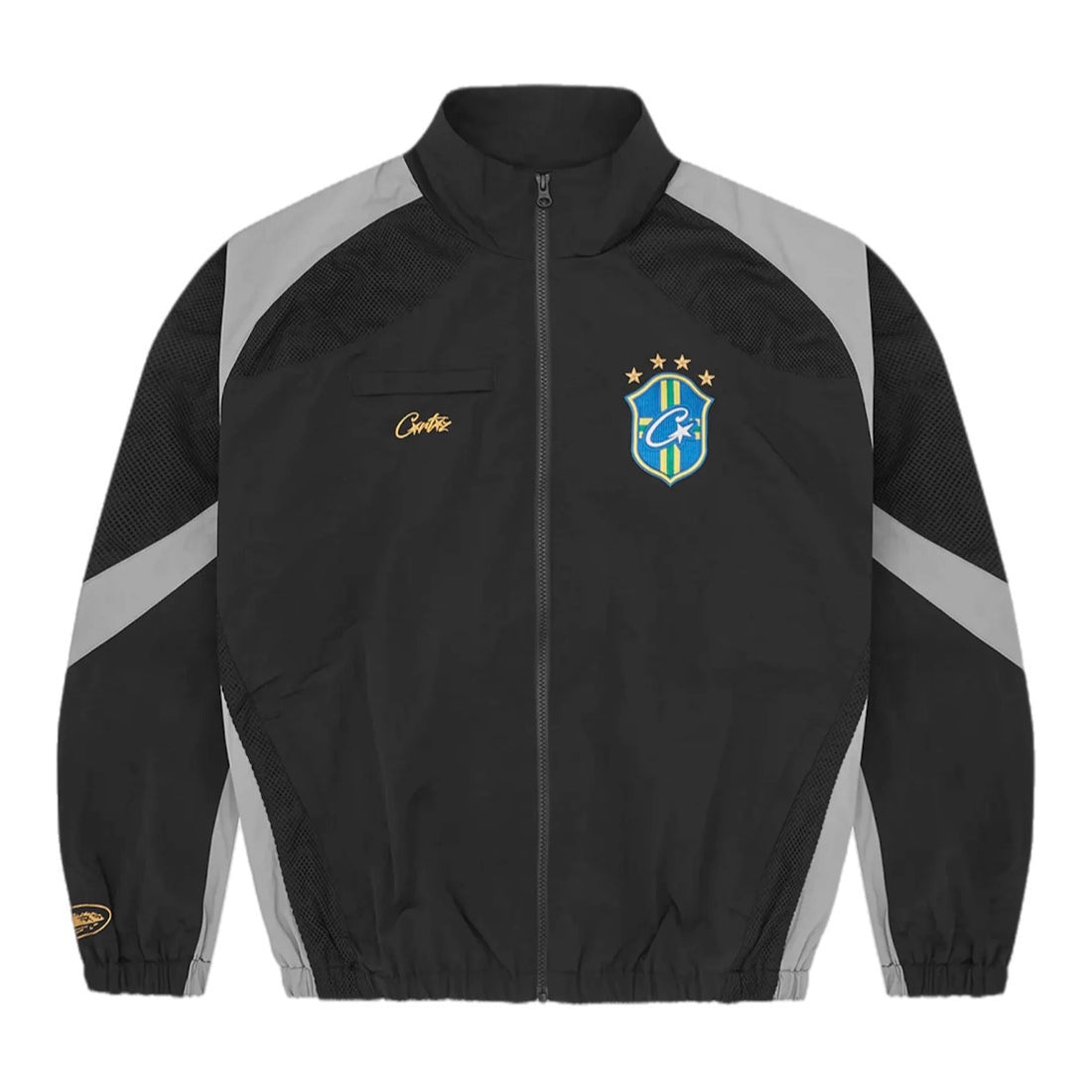 Corteiz Brasil Olympic Shuku Shell Tracksuit - Black
