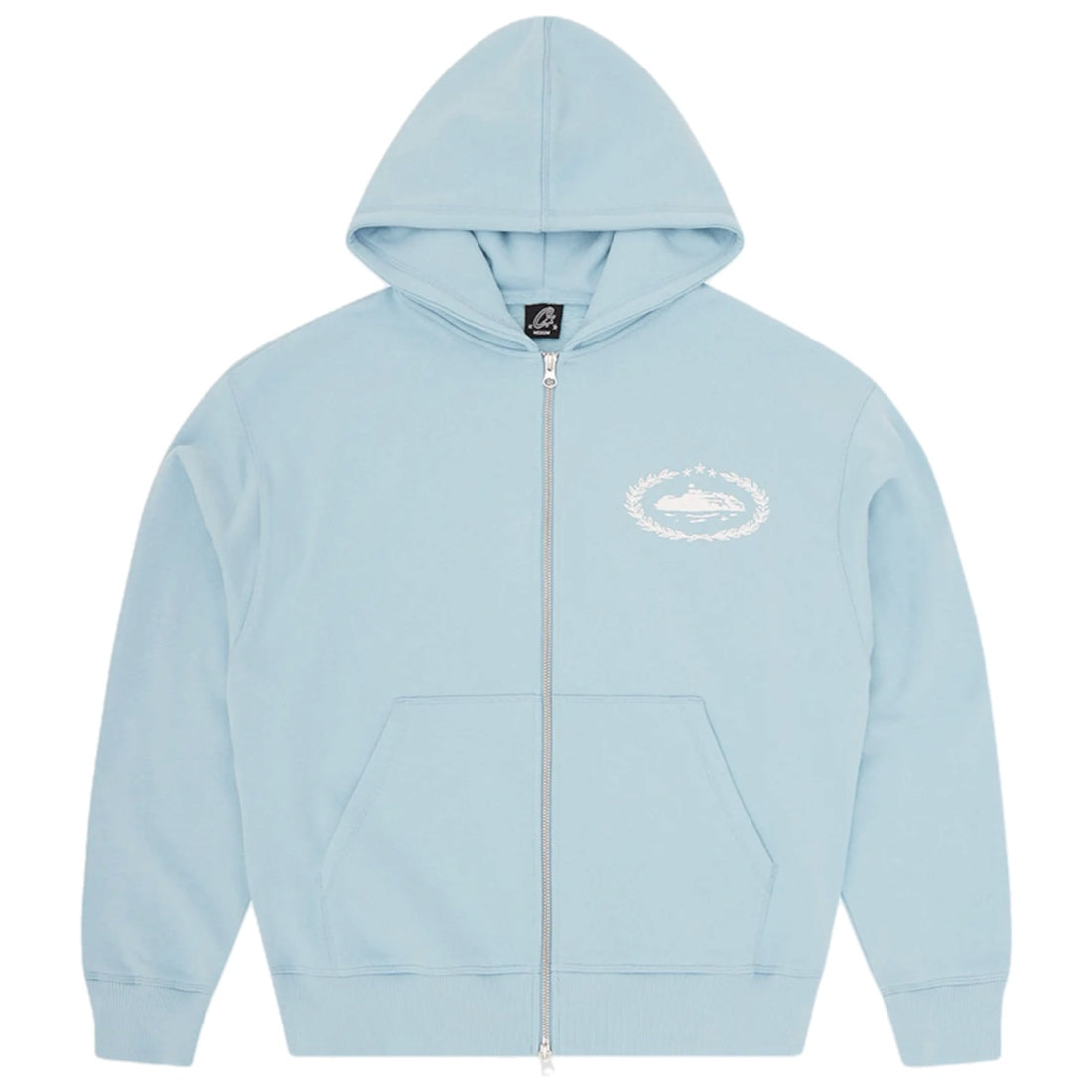 Corteiz Superior Royale Zip Hoodie - Baby Blue