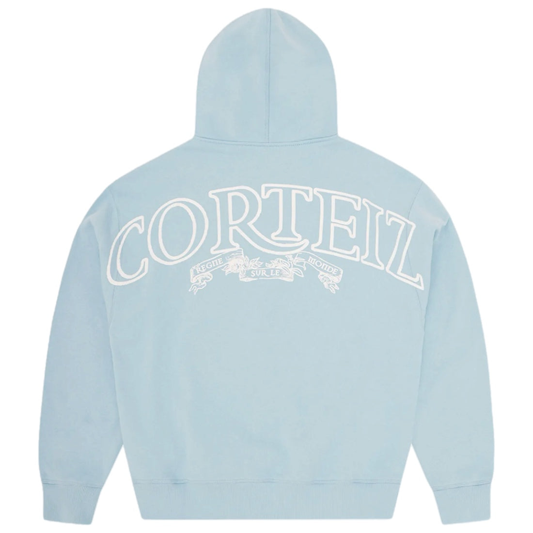 Corteiz Superior Royale Zip Hoodie - Baby Blue