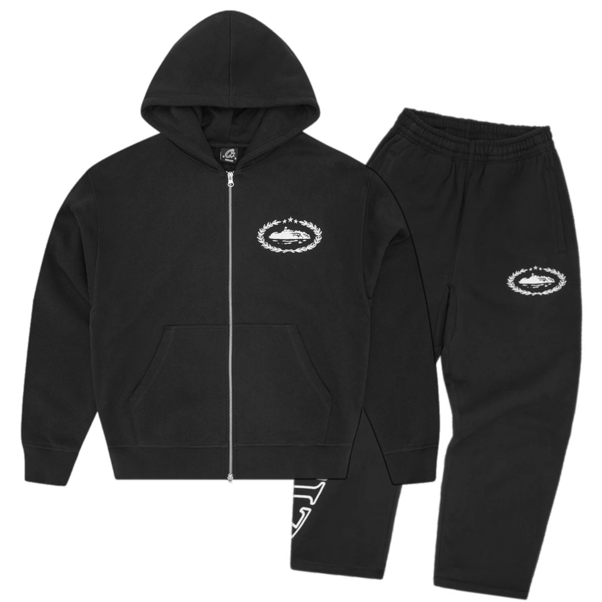 Corteiz Superior Royale Tracksuit - Black