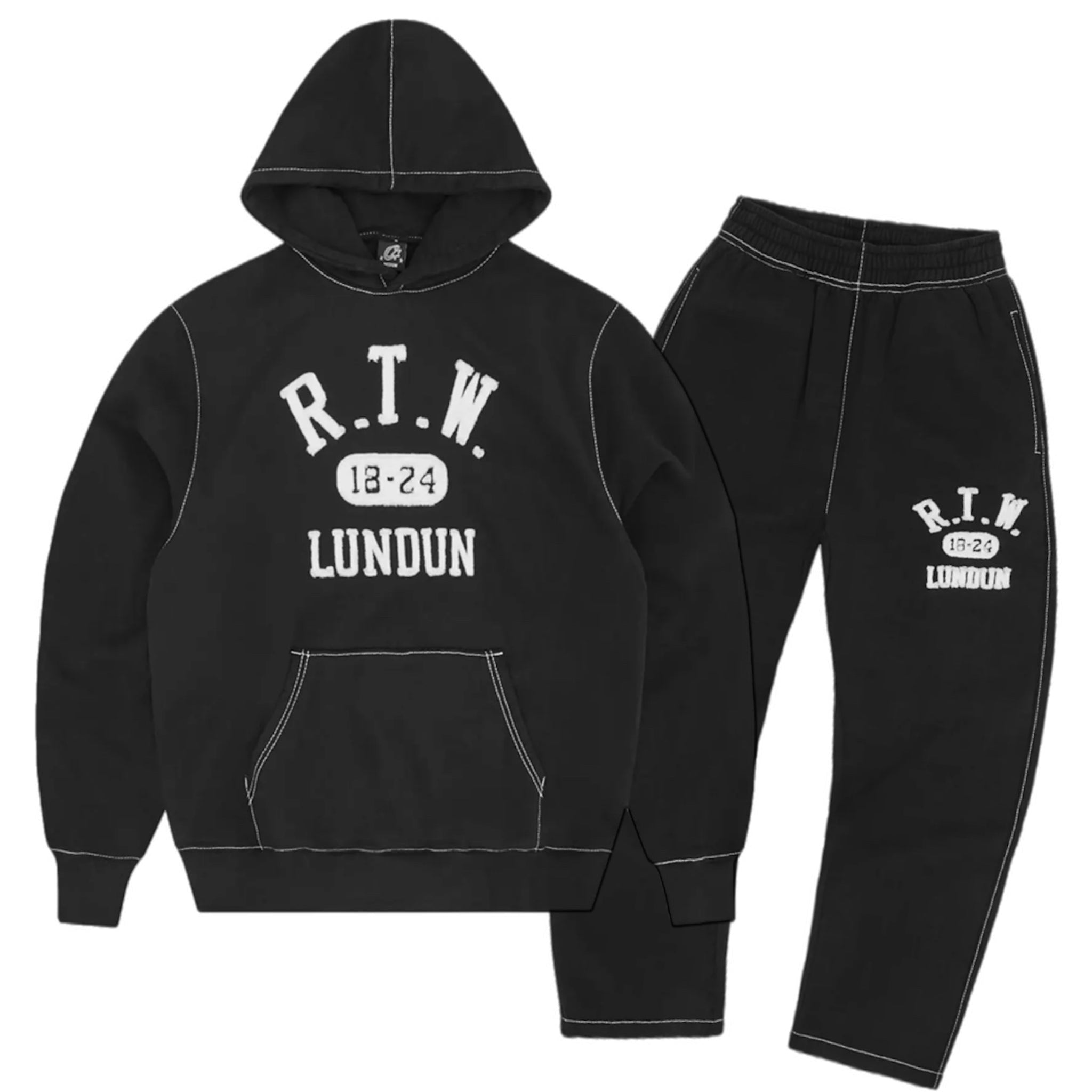 Corteiz RTW College Tracksuit - Black
