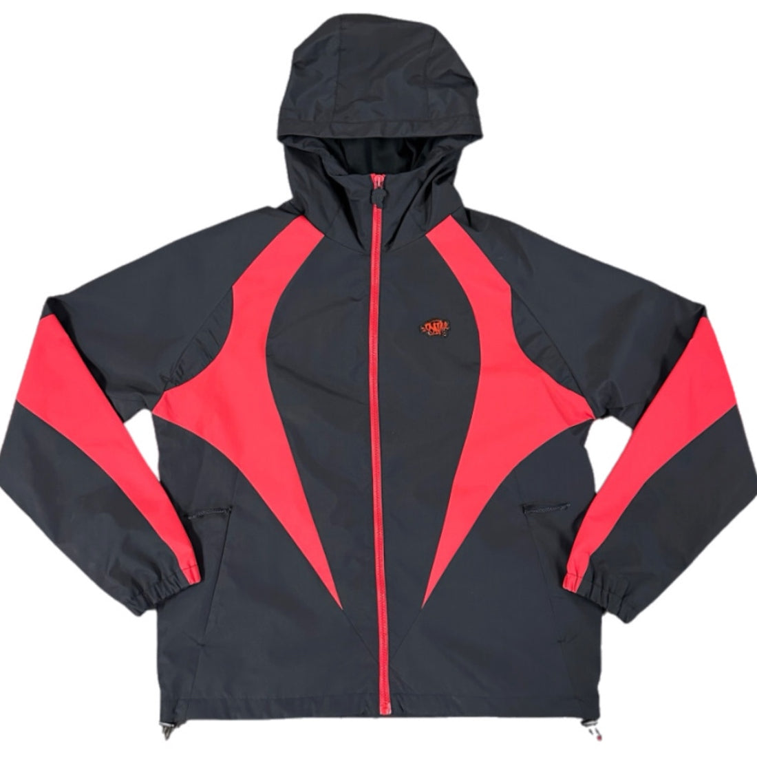 Syna World Logo Vortex Woven Jacket - Black/Red