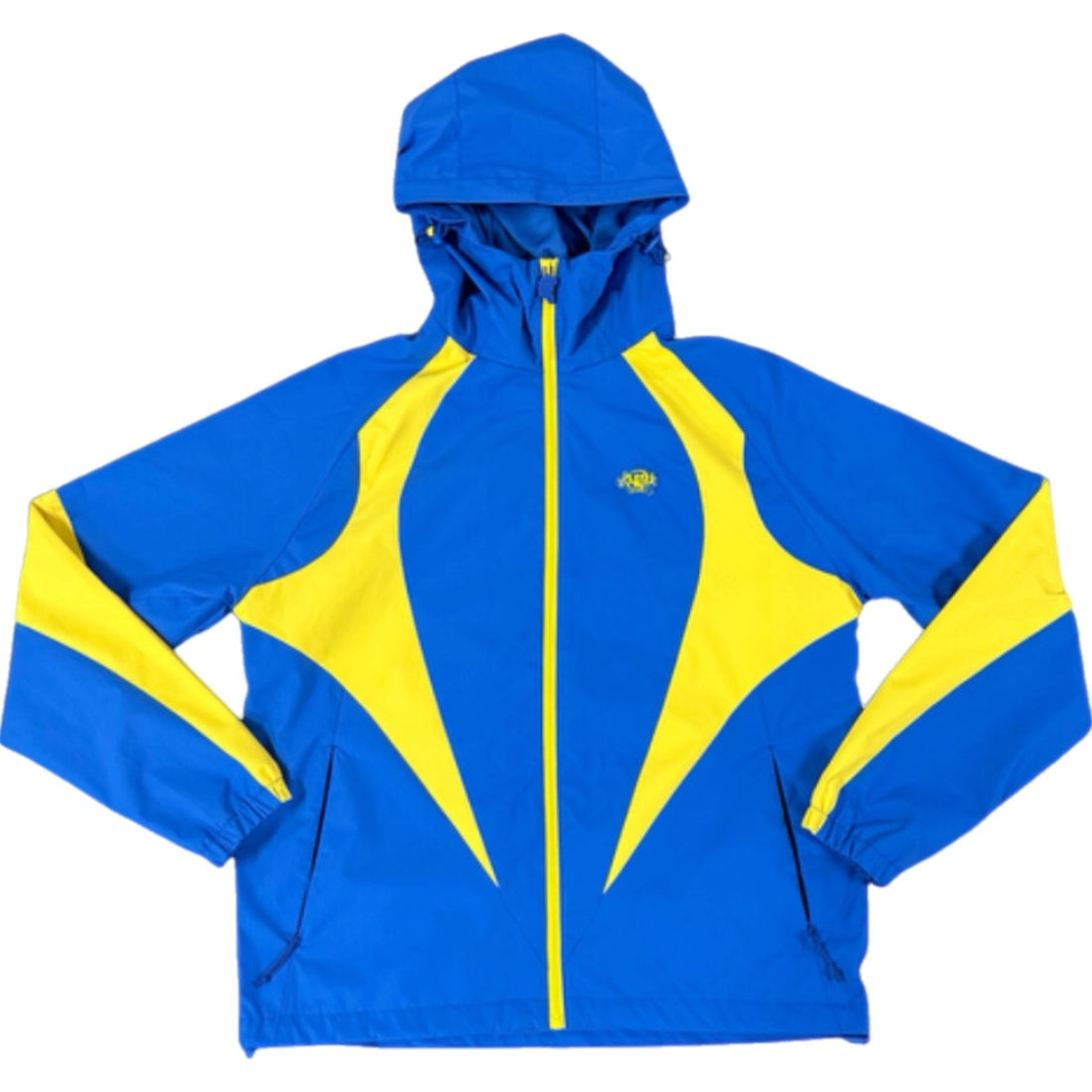 Syna World Logo Vortex Woven Jacket - Blue/Yellow