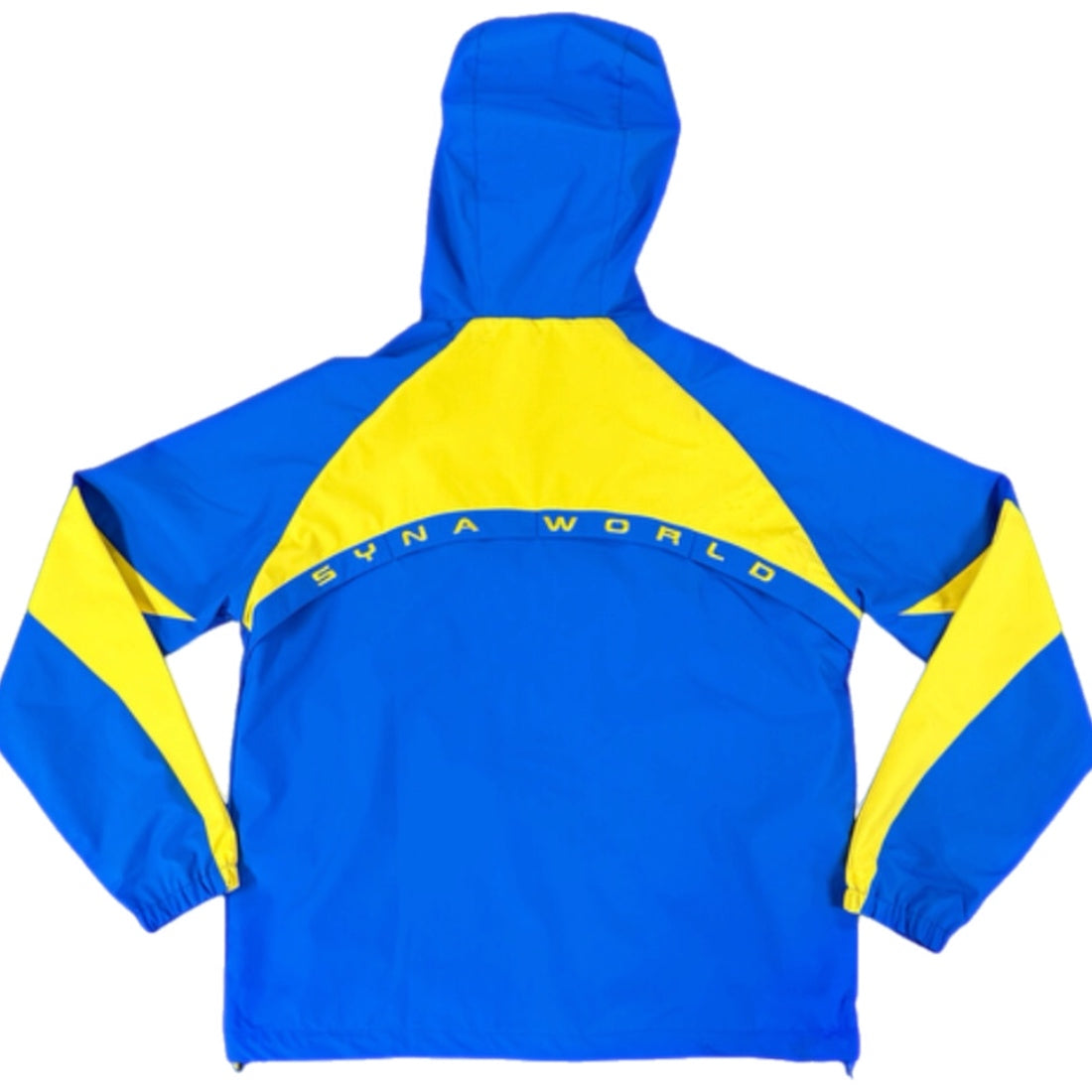 Syna World Logo Vortex Woven Jacket - Blue/Yellow