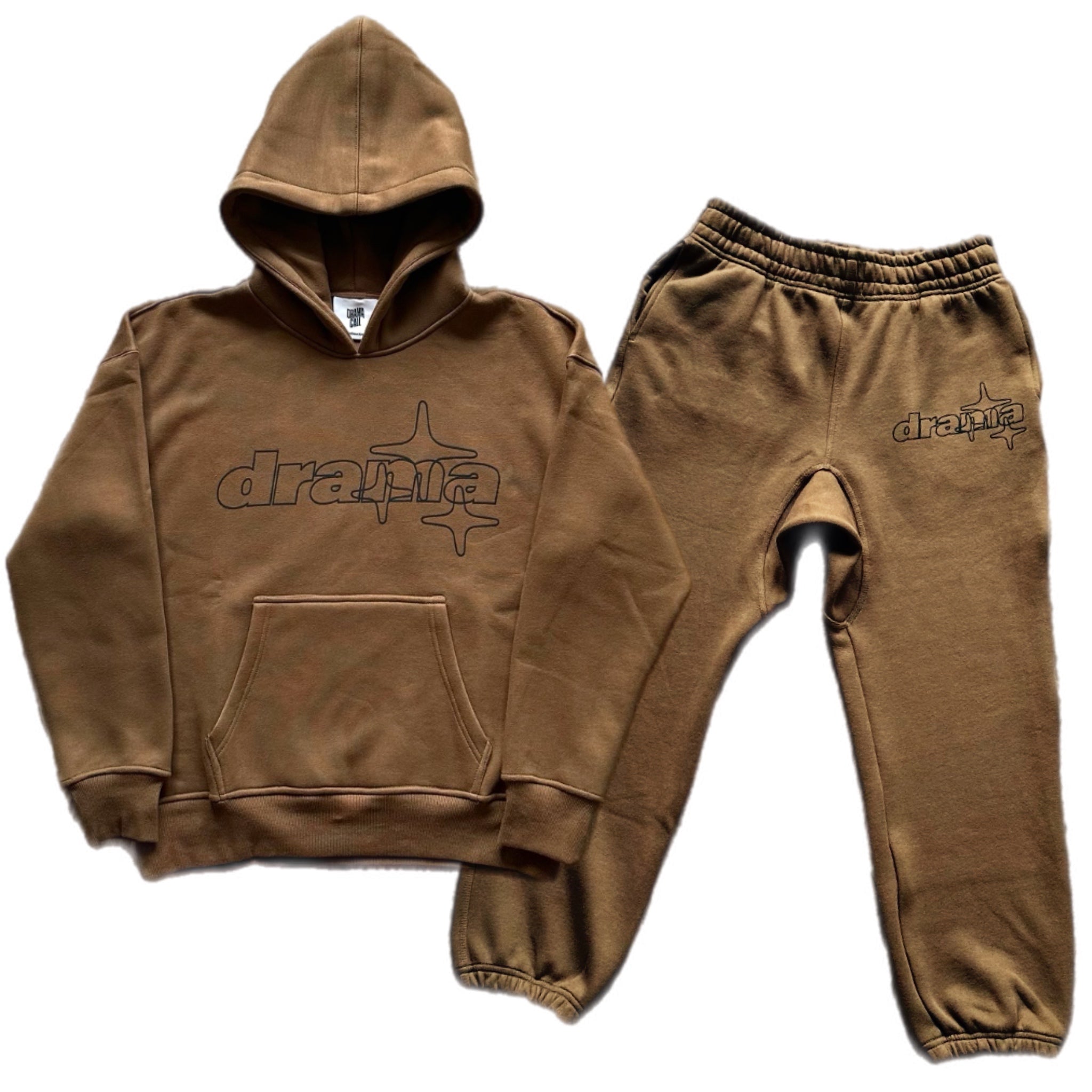 Drama Call Logo Tracksuit - Brown