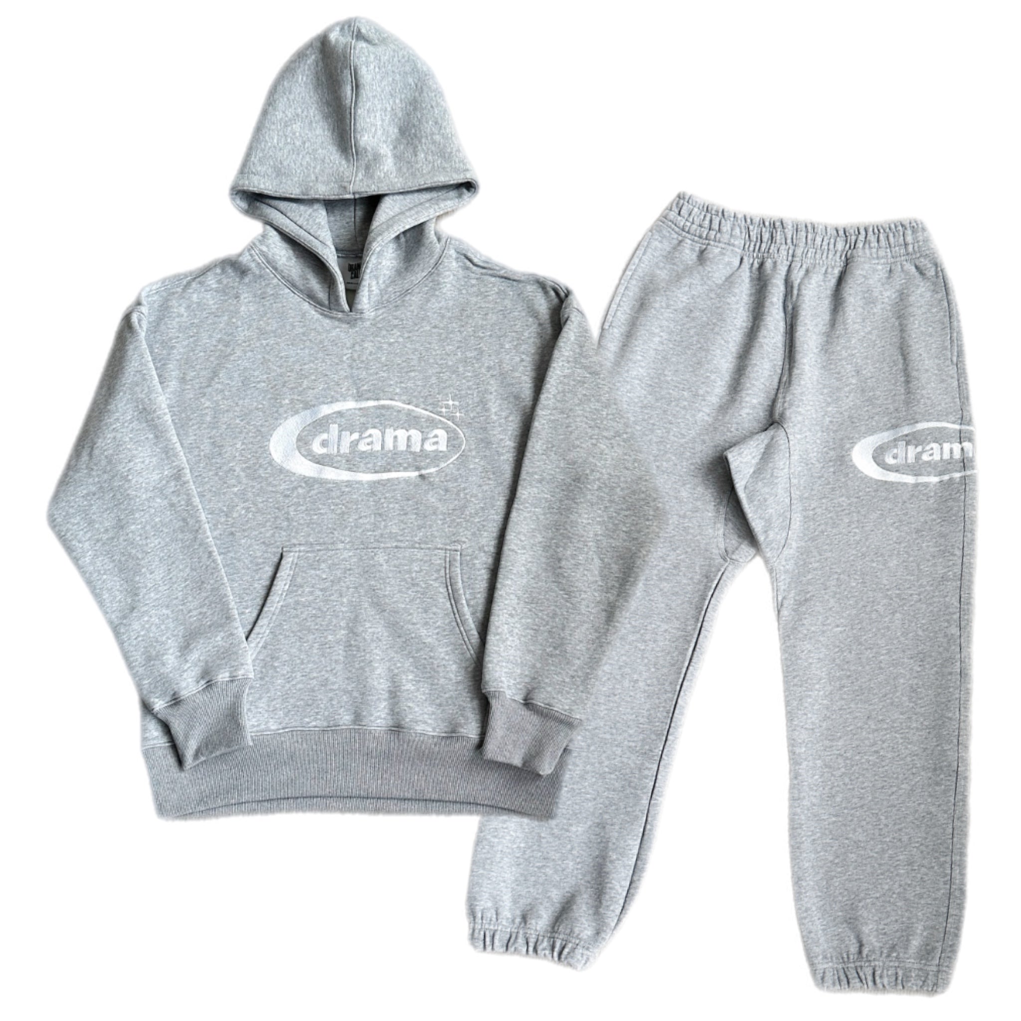 Drama Call Oval Tracksuit - Heather Grey