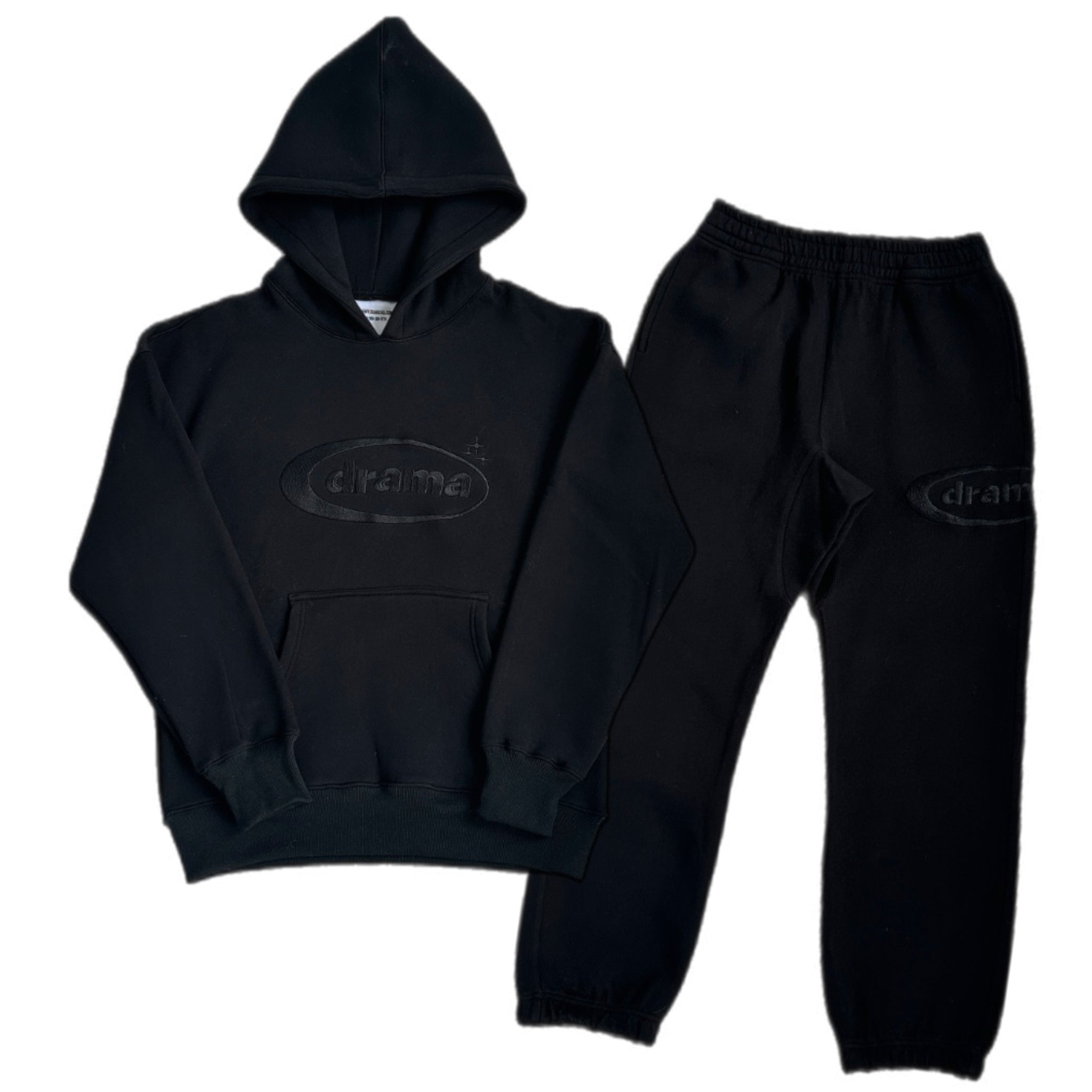Drama Call Oval Tracksuit - Black