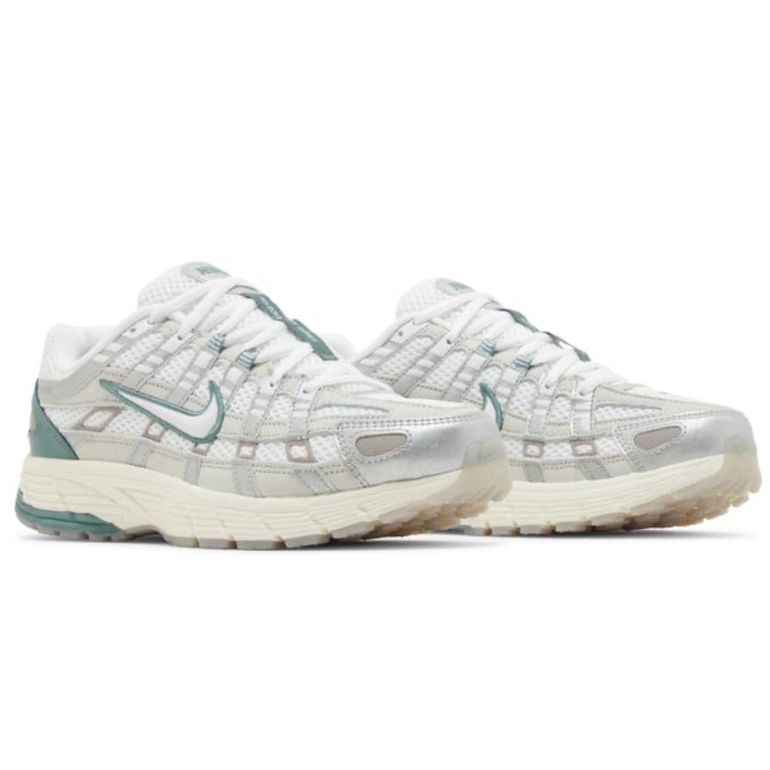 Nike P-6000 Premium - Light Bone Bicoastal/White/Metallic Silver