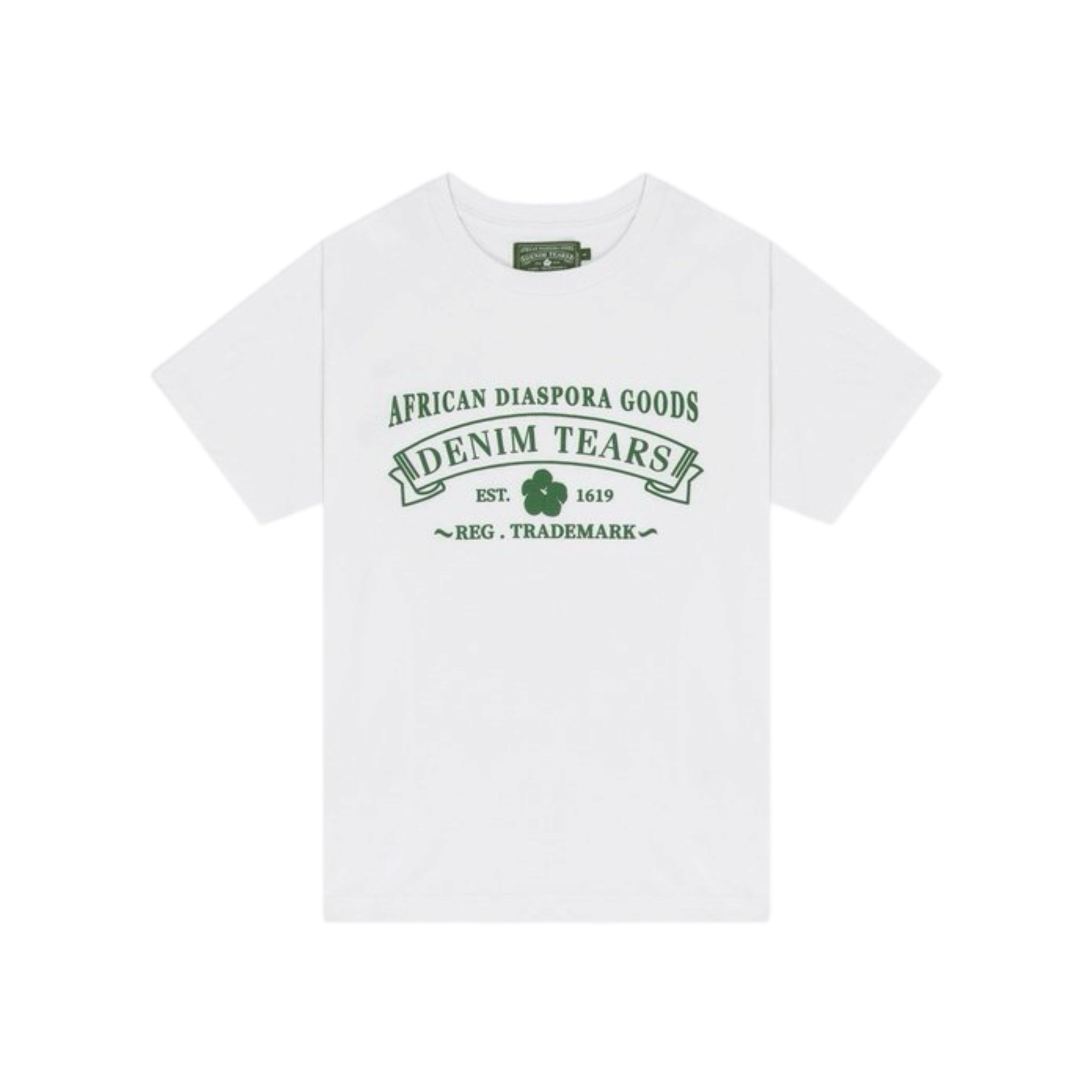 Denim Tears African Diaspora Goods ADG T-shirt - White/Green