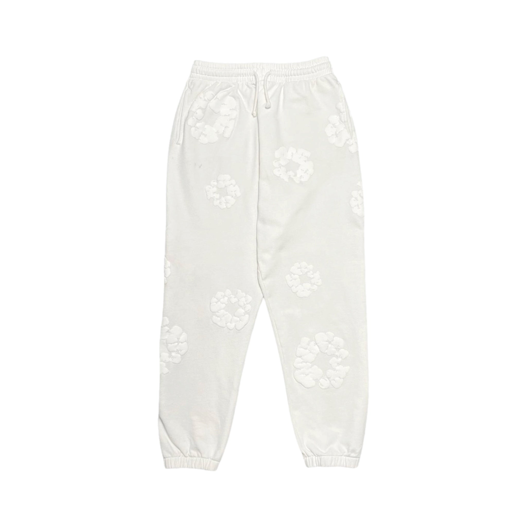 Denim Tears Mono Cotton Wreath Sweatpants - White