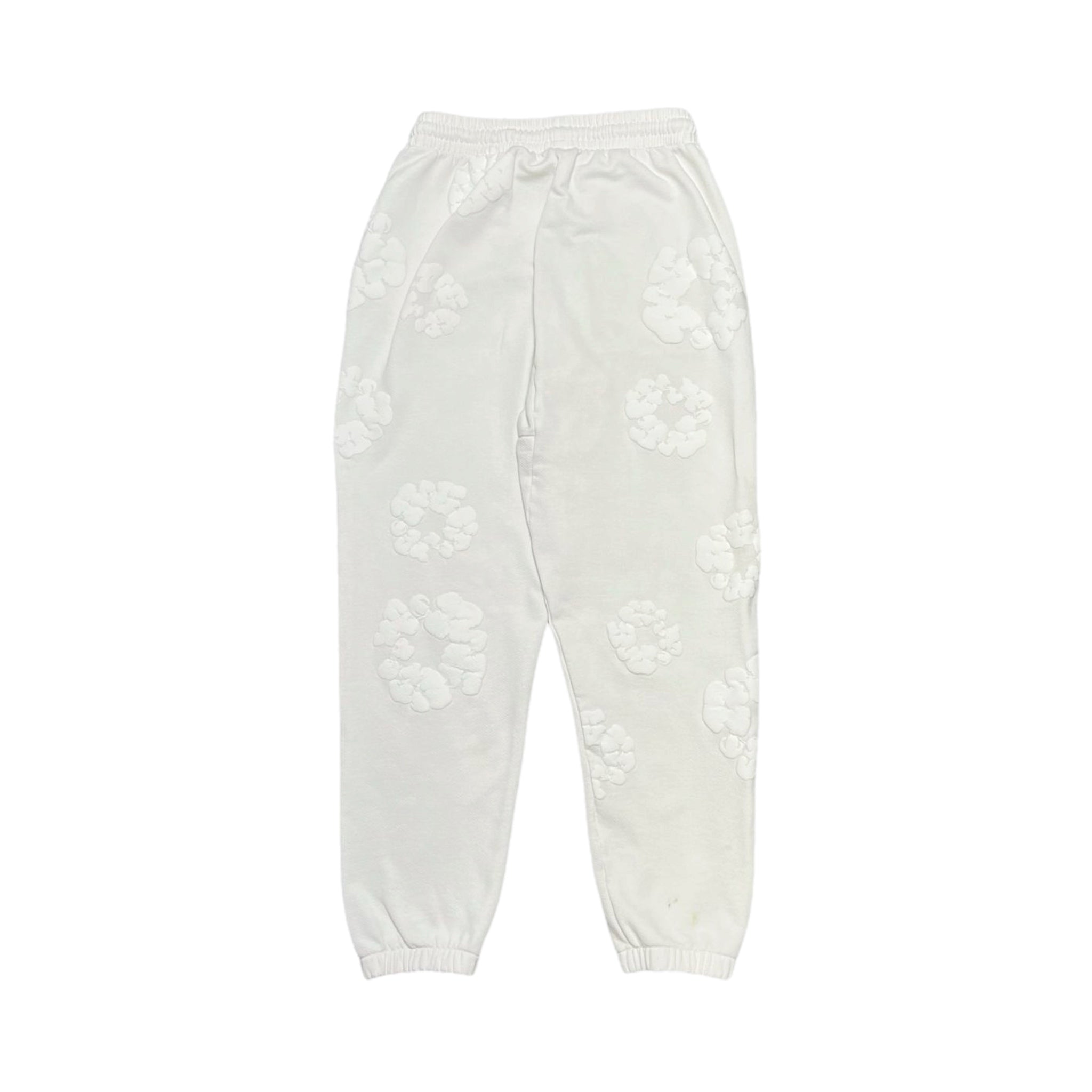 Denim Tears Mono Cotton Wreath Sweatpants - White