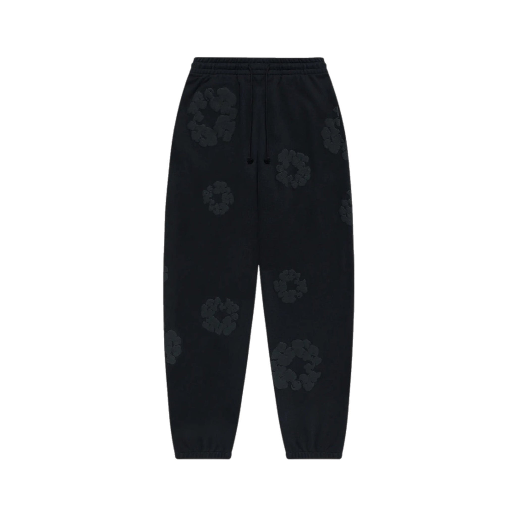 Denim Tears Mono Cotton Wreath Sweatpants - Black