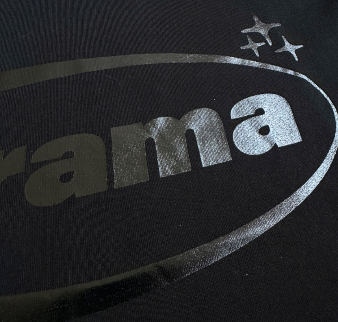 Drama Call Oval Logo T-shirt - Black