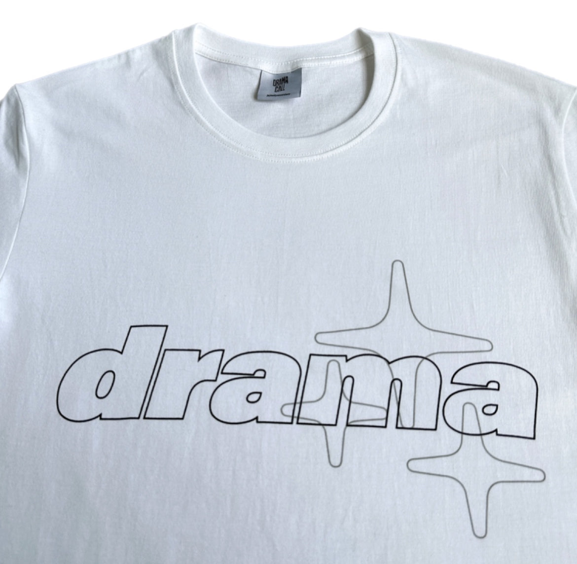 Drama Call Hollow Star Logo T-shirt - White