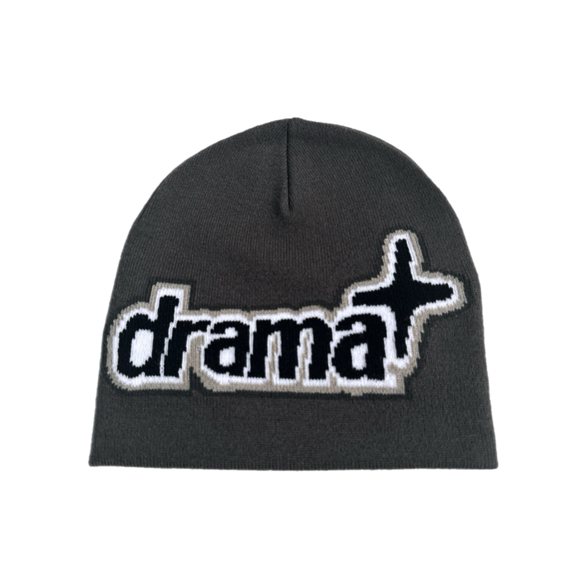 Drama Call Skull Cap Beanie - Grey/Black