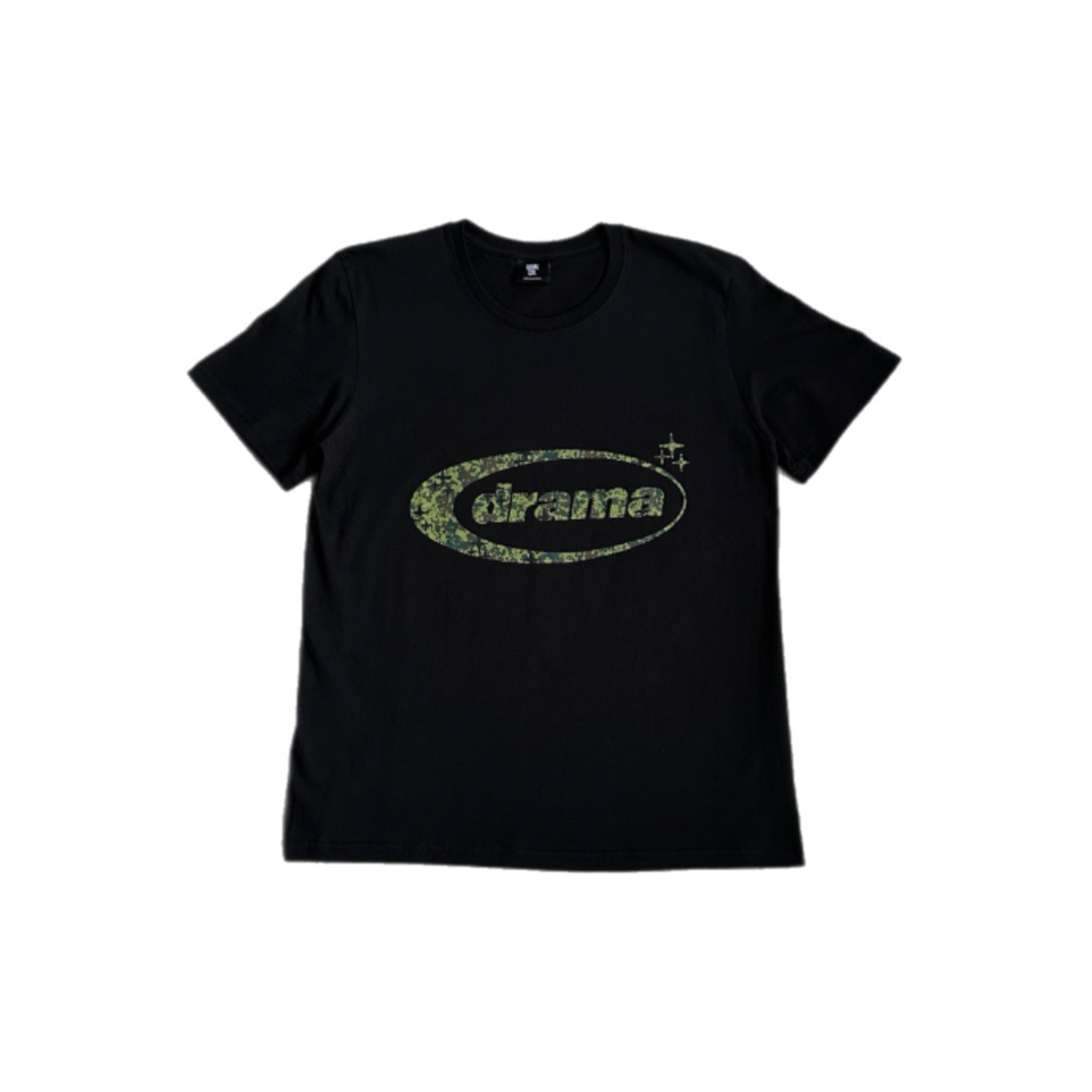 Drama Call Camo Oval T-shirt - Black / Camo