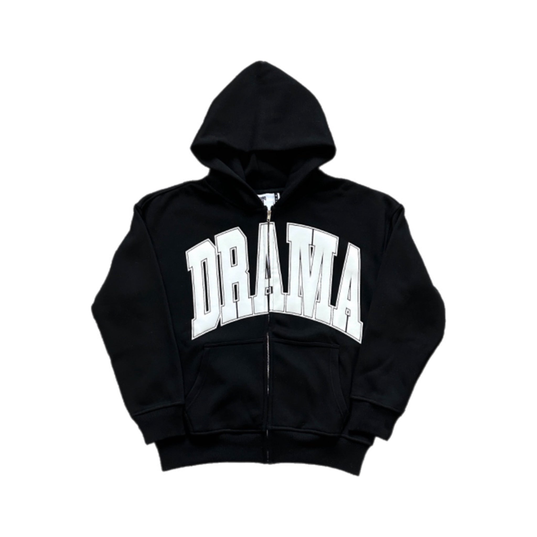 Drama Call Zip-Up Tracksuit - Black