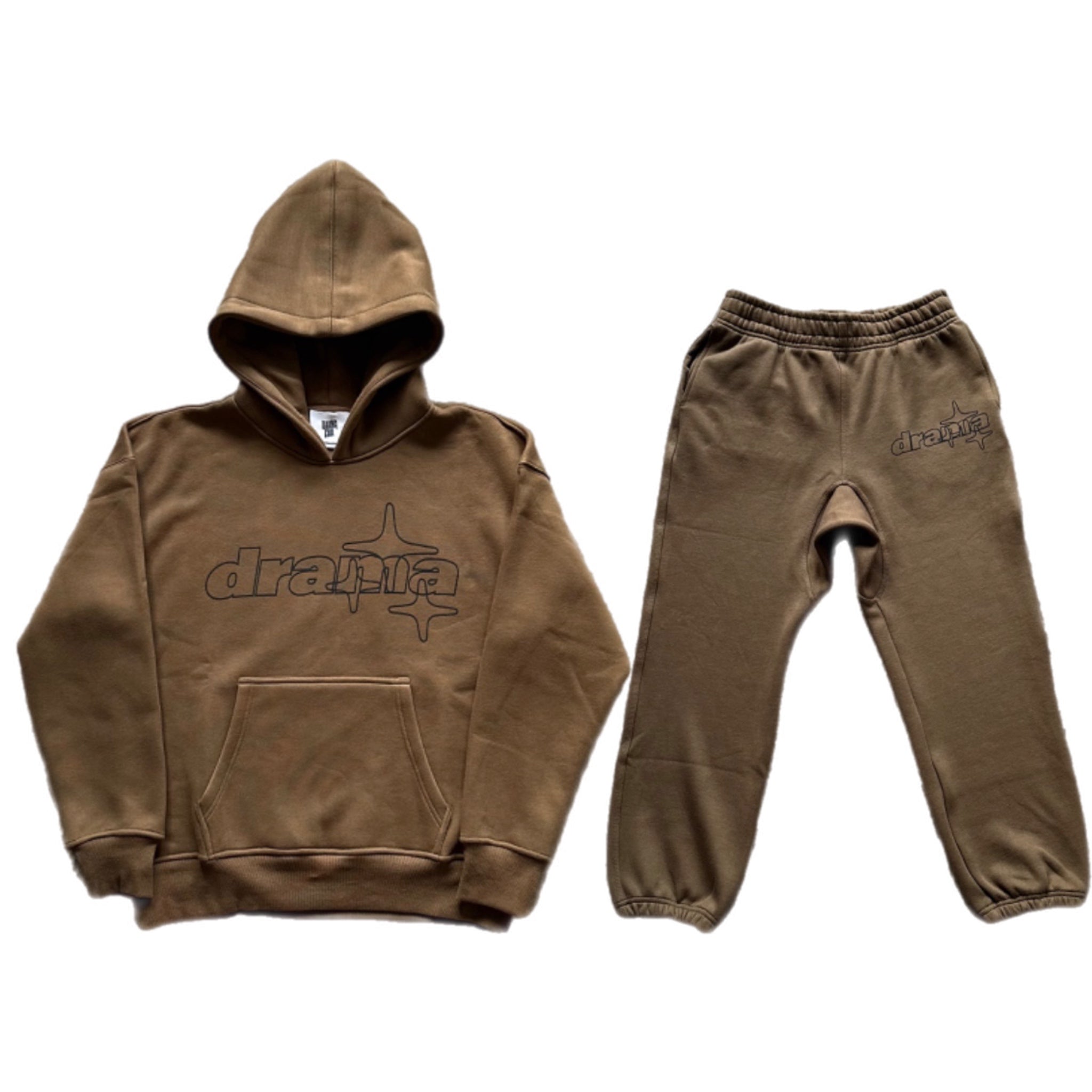 Drama Call Logo Tracksuit - Brown