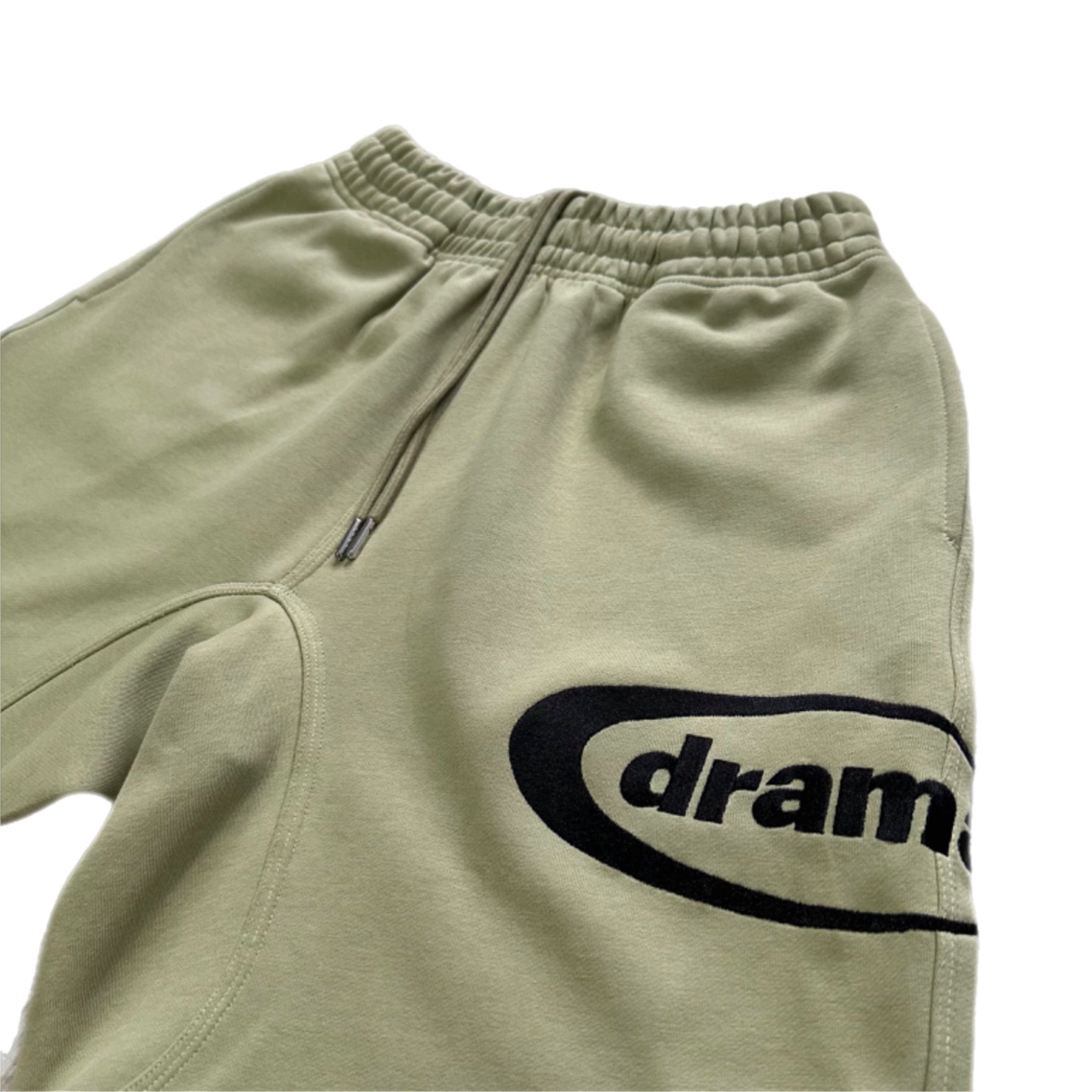 Drama Call Oval Logo Short Set - Military Green