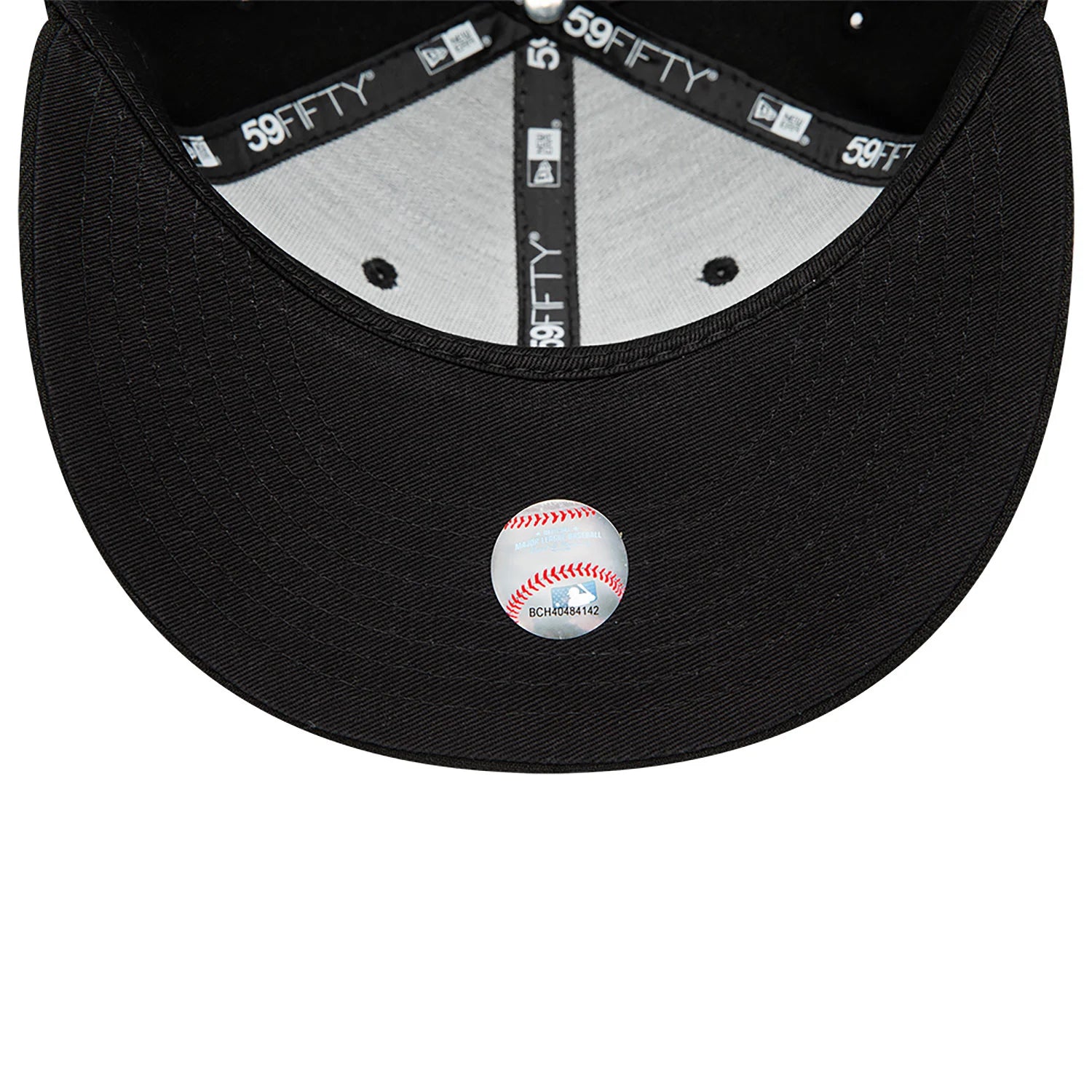 New Era Atlanta Braves A Team MLB Black on Black 59FIFTY Fitted Cap