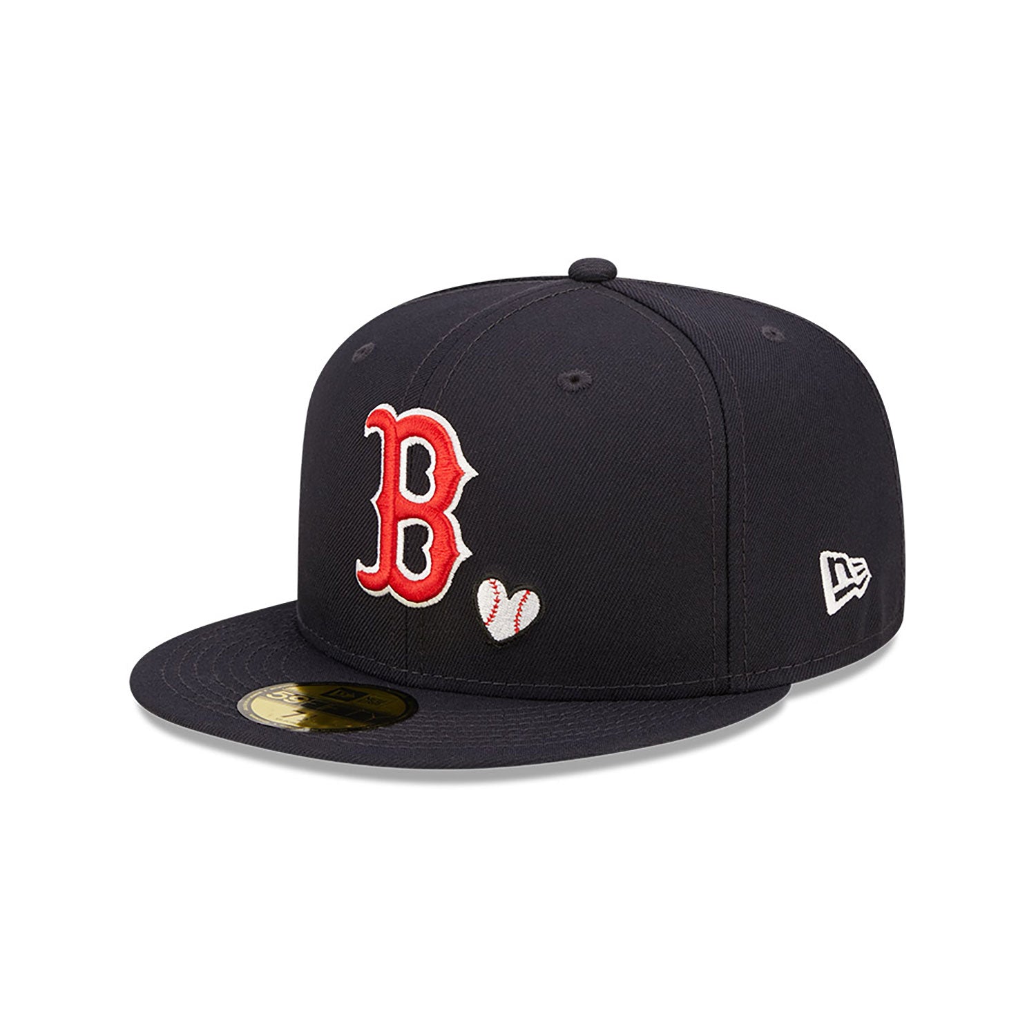 New Era Boston Red Sox MLB Team Heart Black 59FIFTY Fitted Cap