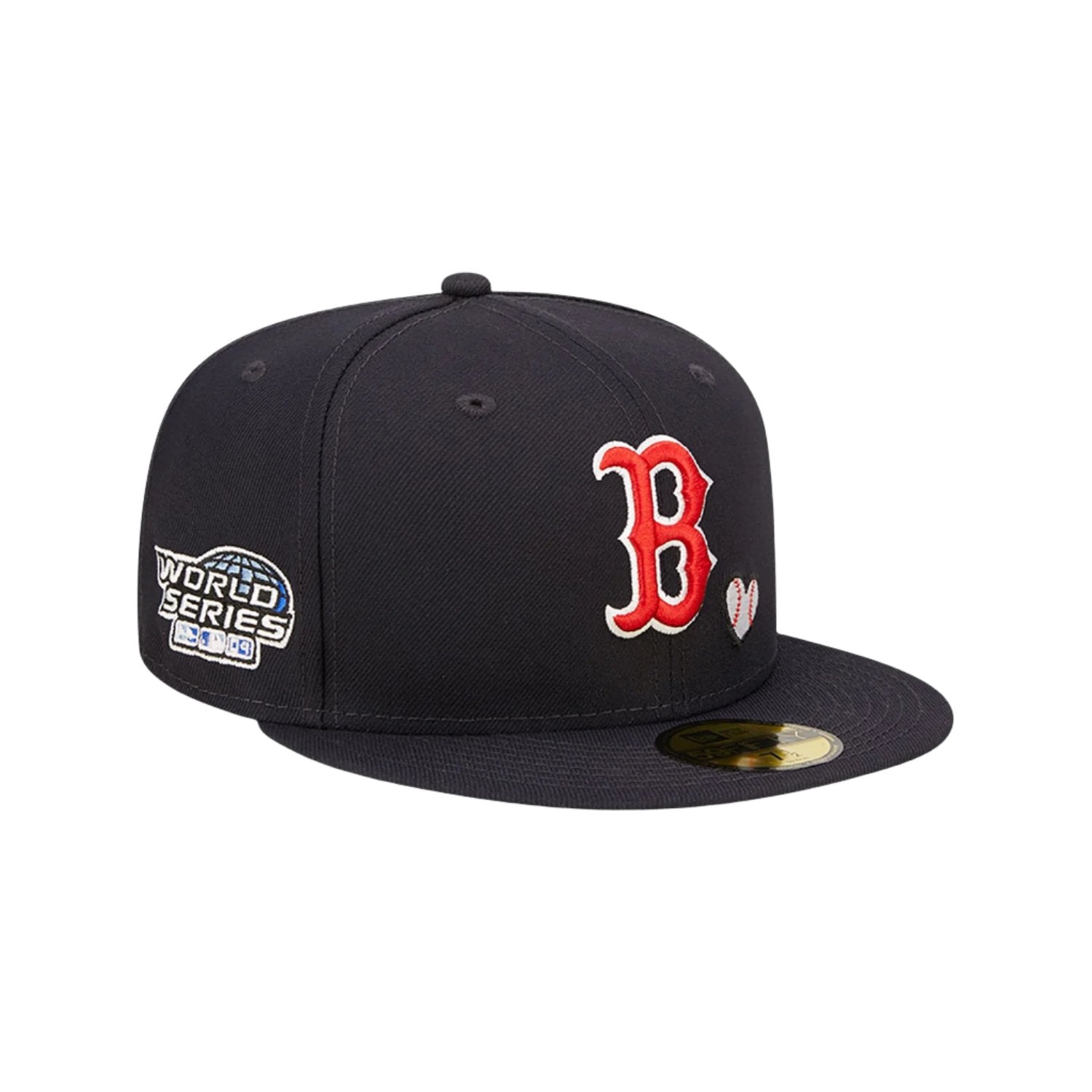 New Era Boston Red Sox MLB Team Heart Black 59FIFTY Fitted Cap