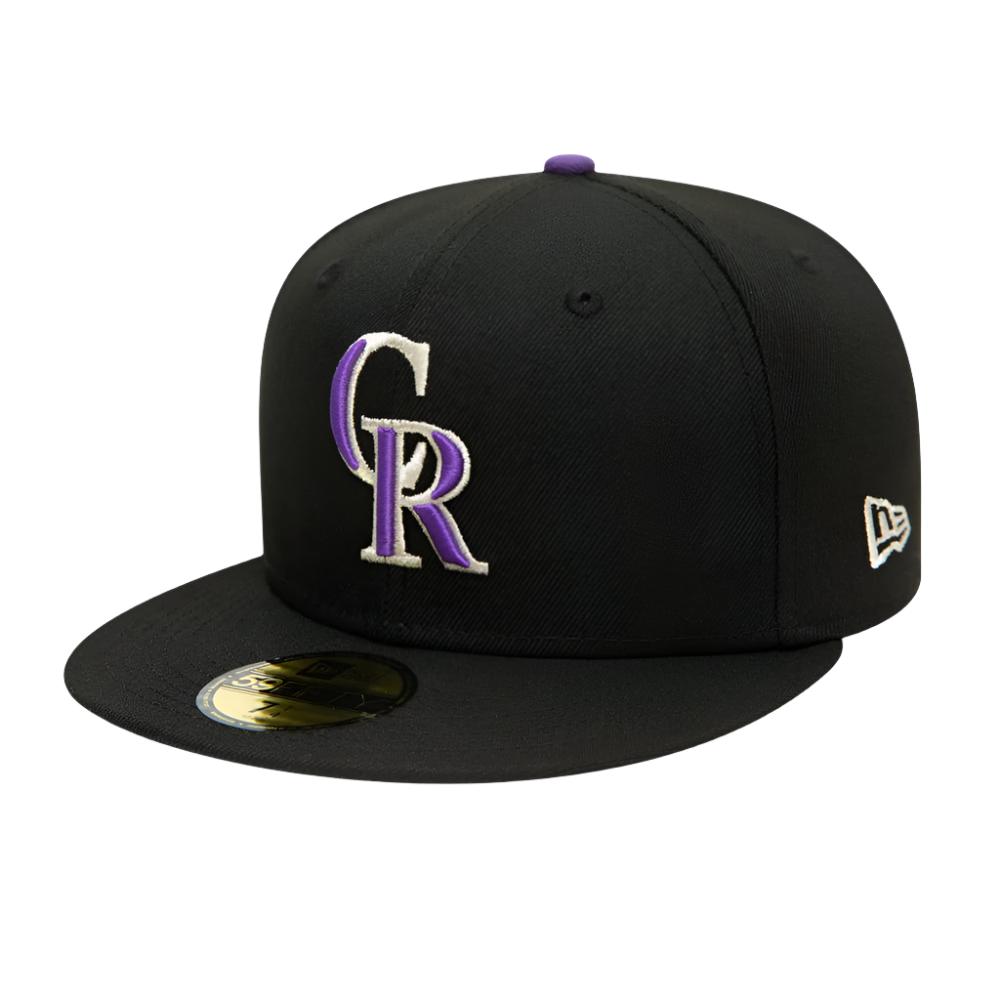 New Era Colorado Rockies CR On Field Black 59FIFTY Cap