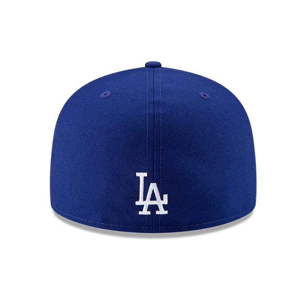 New Era LA Dodgers MLB Side Patch Bloom Blue 59FIFTY Fitted Cap