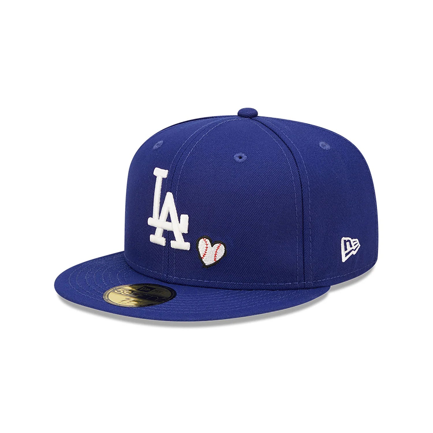 New Era LA Dodgers MLB Team Heart Blue 59FIFTY Fitted Cap