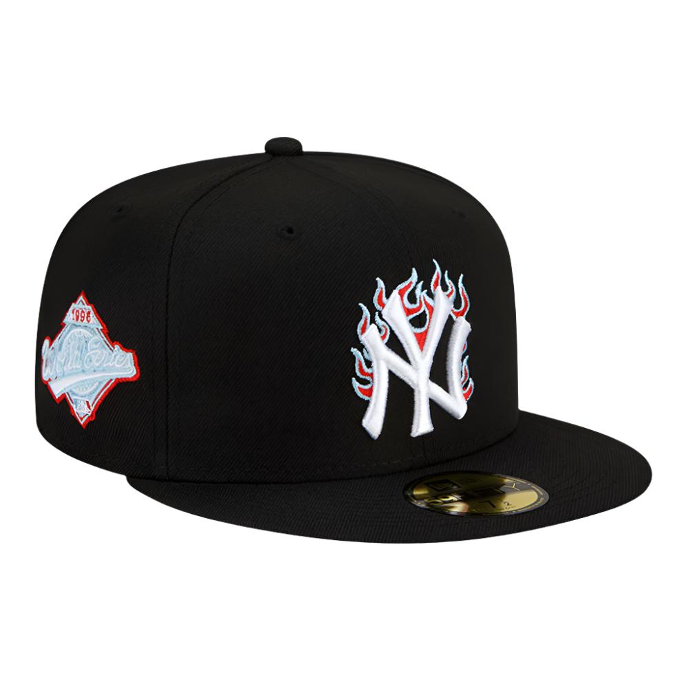 New Era New York Yankees NY MLB Team Fire Black 59FIFTY Cap