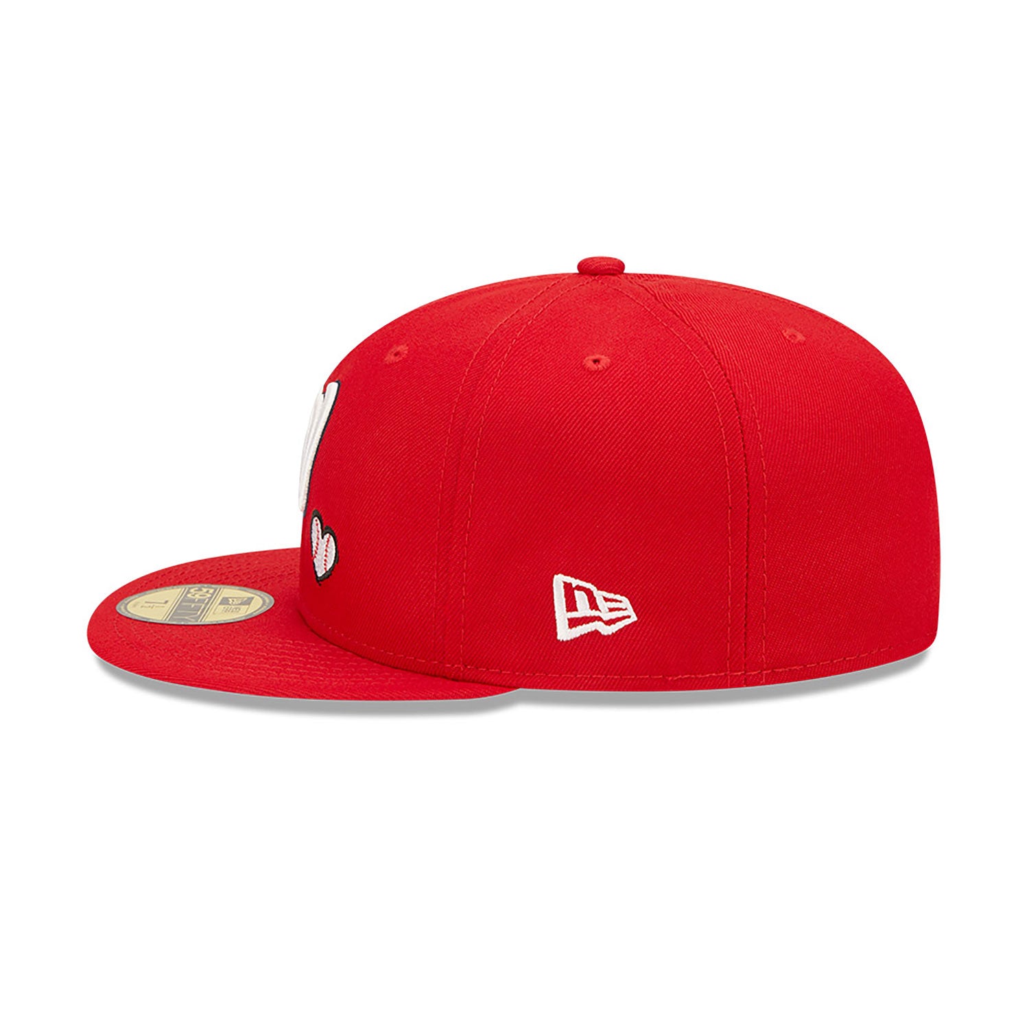 New Era Washington W MLB Team Heart Red 59FIFTY Fitted Cap