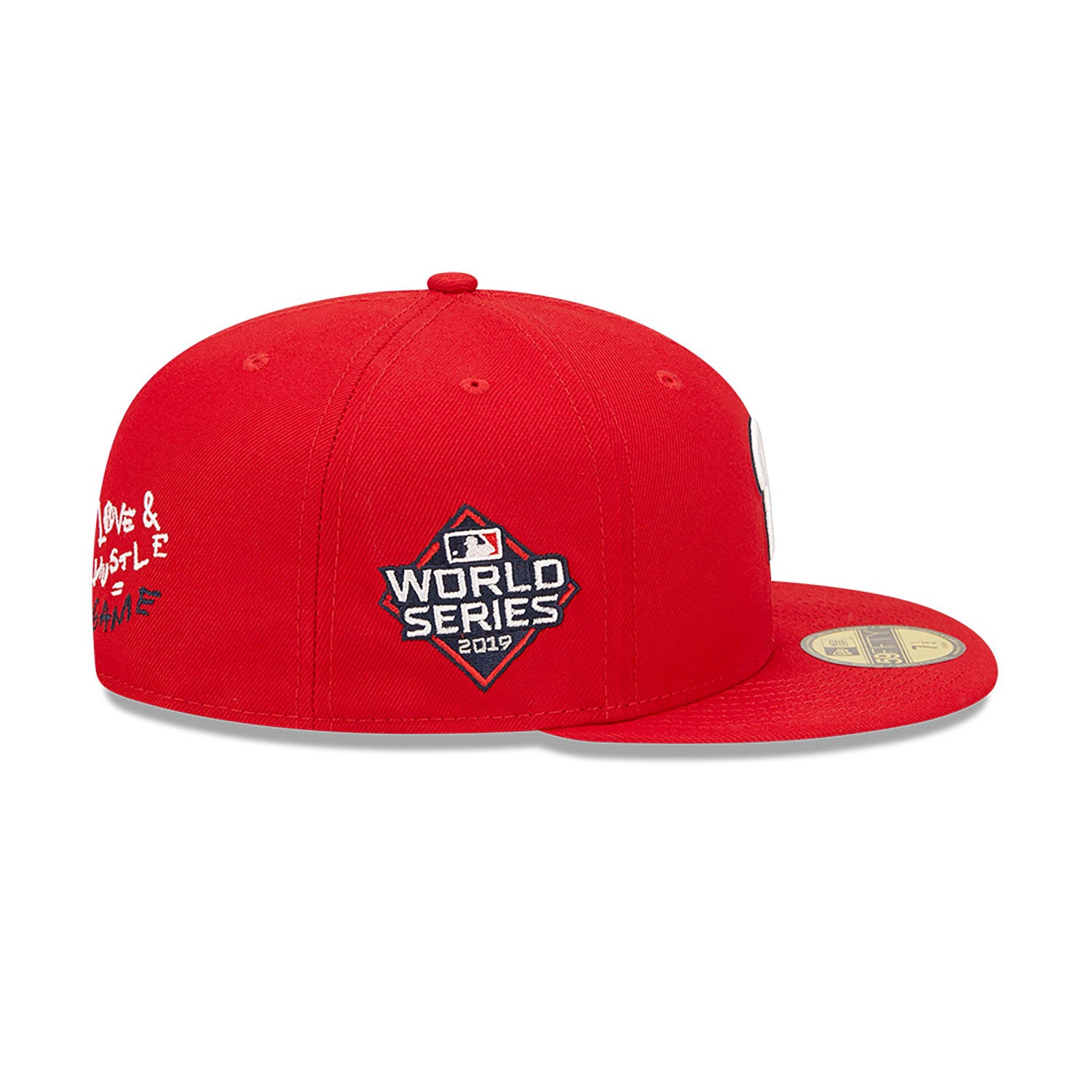 New Era Washington W MLB Team Heart Red 59FIFTY Fitted Cap